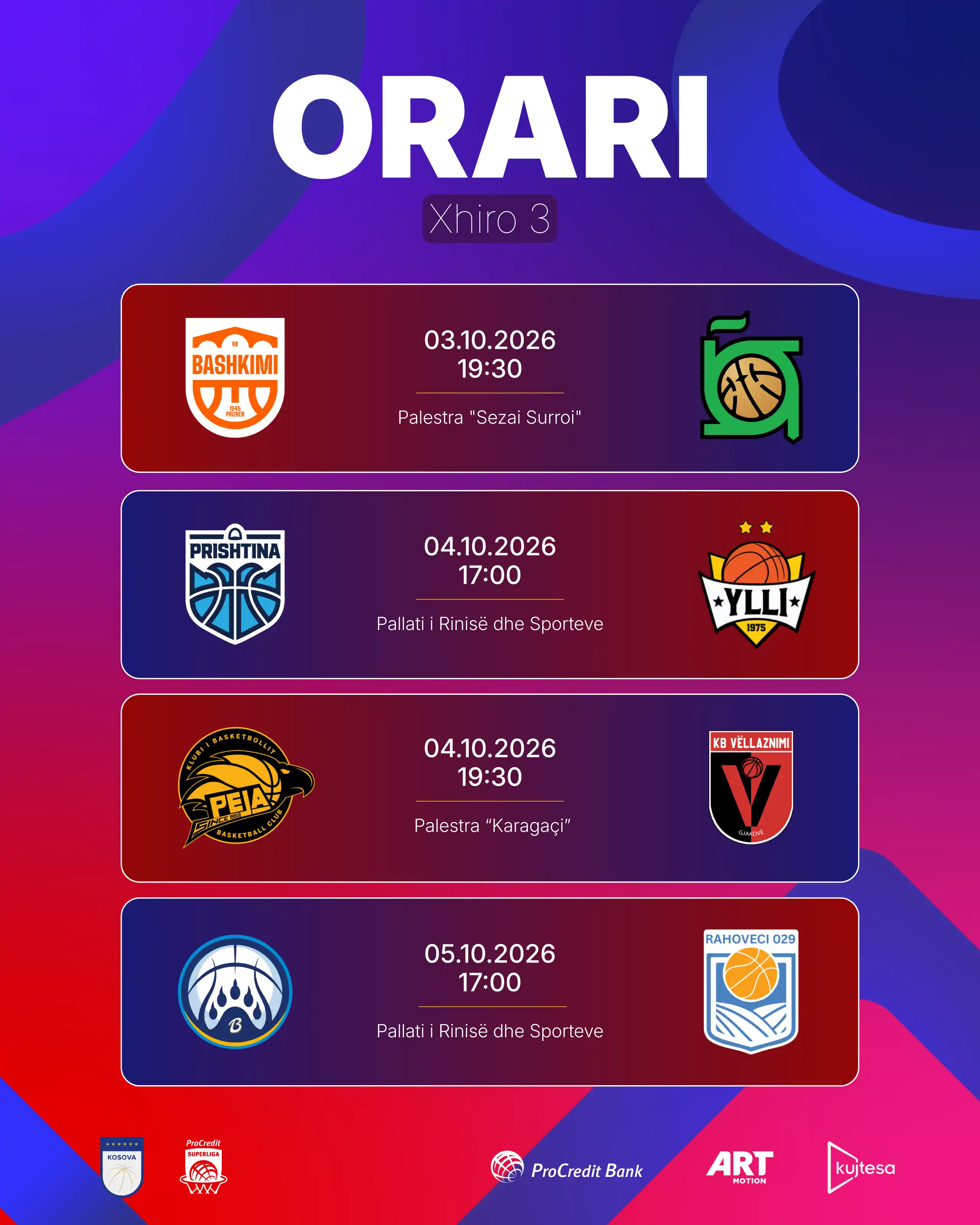 Derbi Bashkimi – Trepça hap javën e tretë në ProCredit Superligë